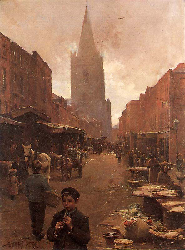 Near Saint Patrick's Close-An Old Dublin Street 